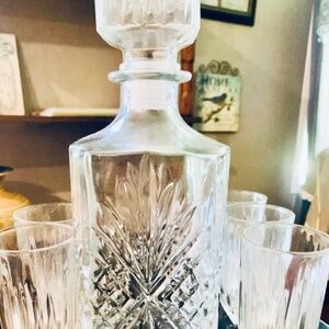 Vintage 1960 German handcut Crystal